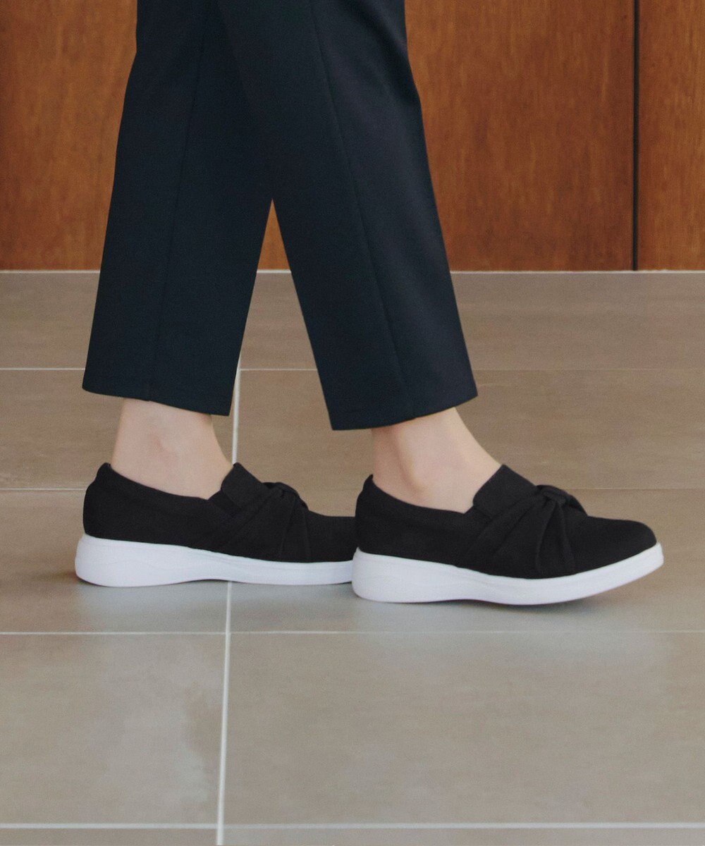 Tiaclasse 【安田美沙子さん着用】キャンバスリボンスリッポン 