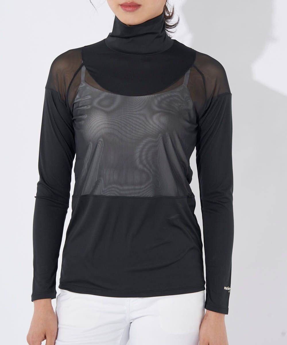 FILA GOLF／marie claire 【Marie claire sports】ハイネックメッシュアンダーシャツ 