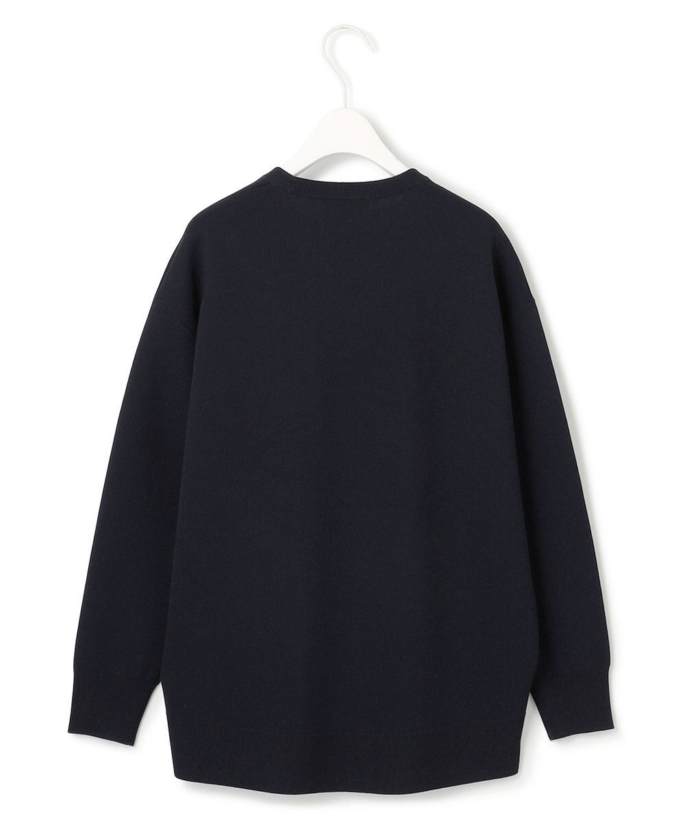 ICB L 【洗える】 シンセティックダブルフェイス ニットプルオーバー 