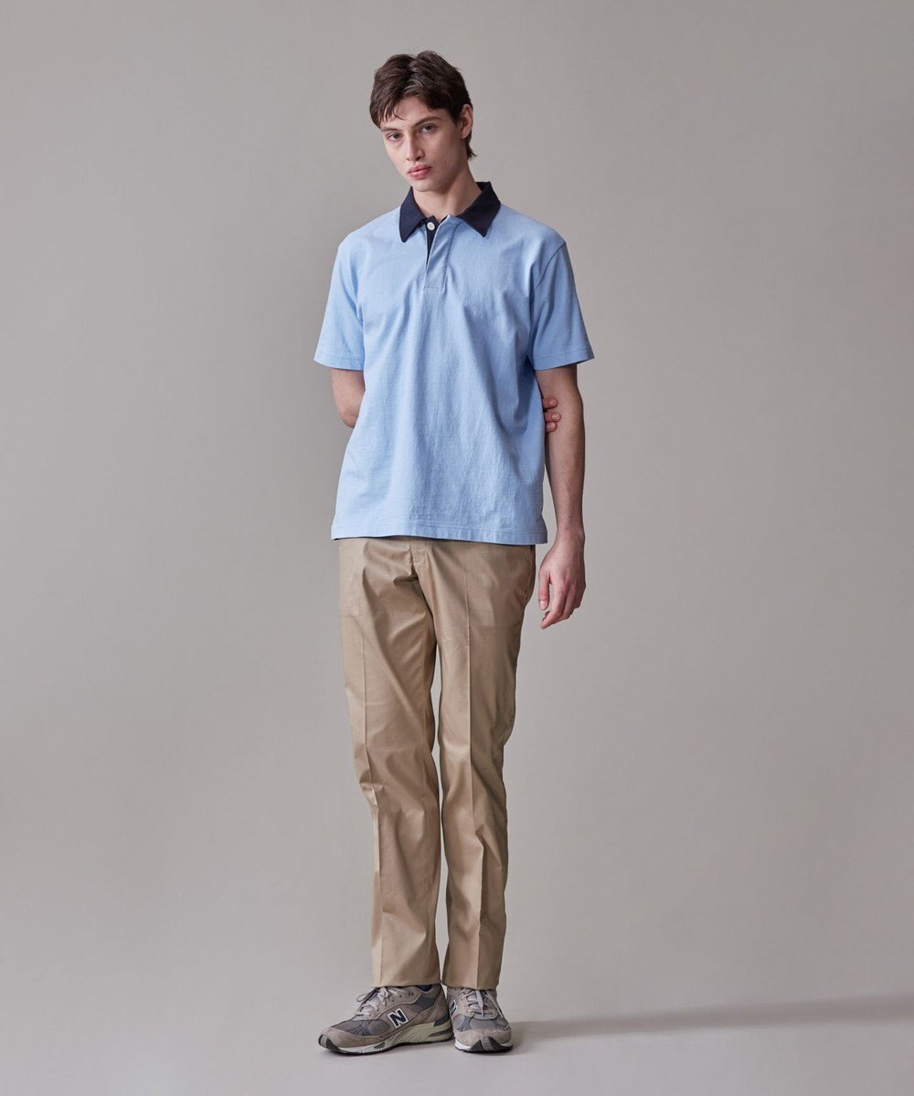 J.PRESS MEN 【ストレッチ】グリストーンダンプ ステムテーパードパンツ 