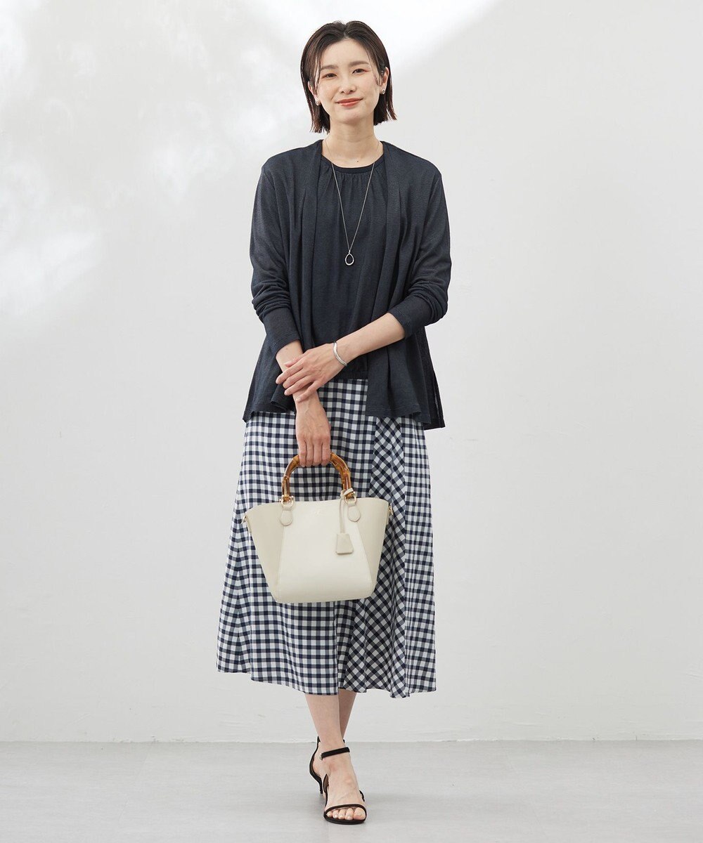 J.PRESS LADIES ステンレスオーバルネックレス 