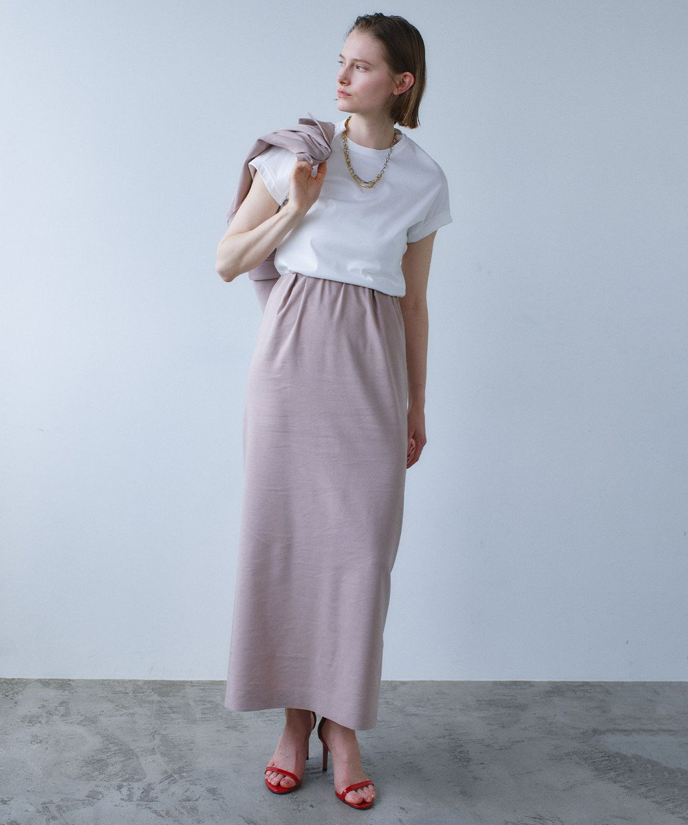 BEIGE， BORNA / コットンスムースTシャツ 