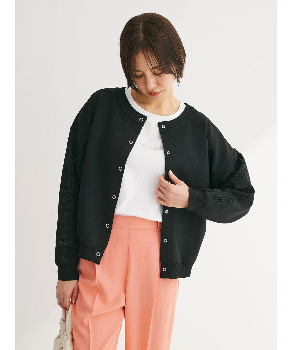 Green Parks ・ｆｕｒｒｙ　ｒａｔｅ　２ｗａｙかる~いニットカーデ 