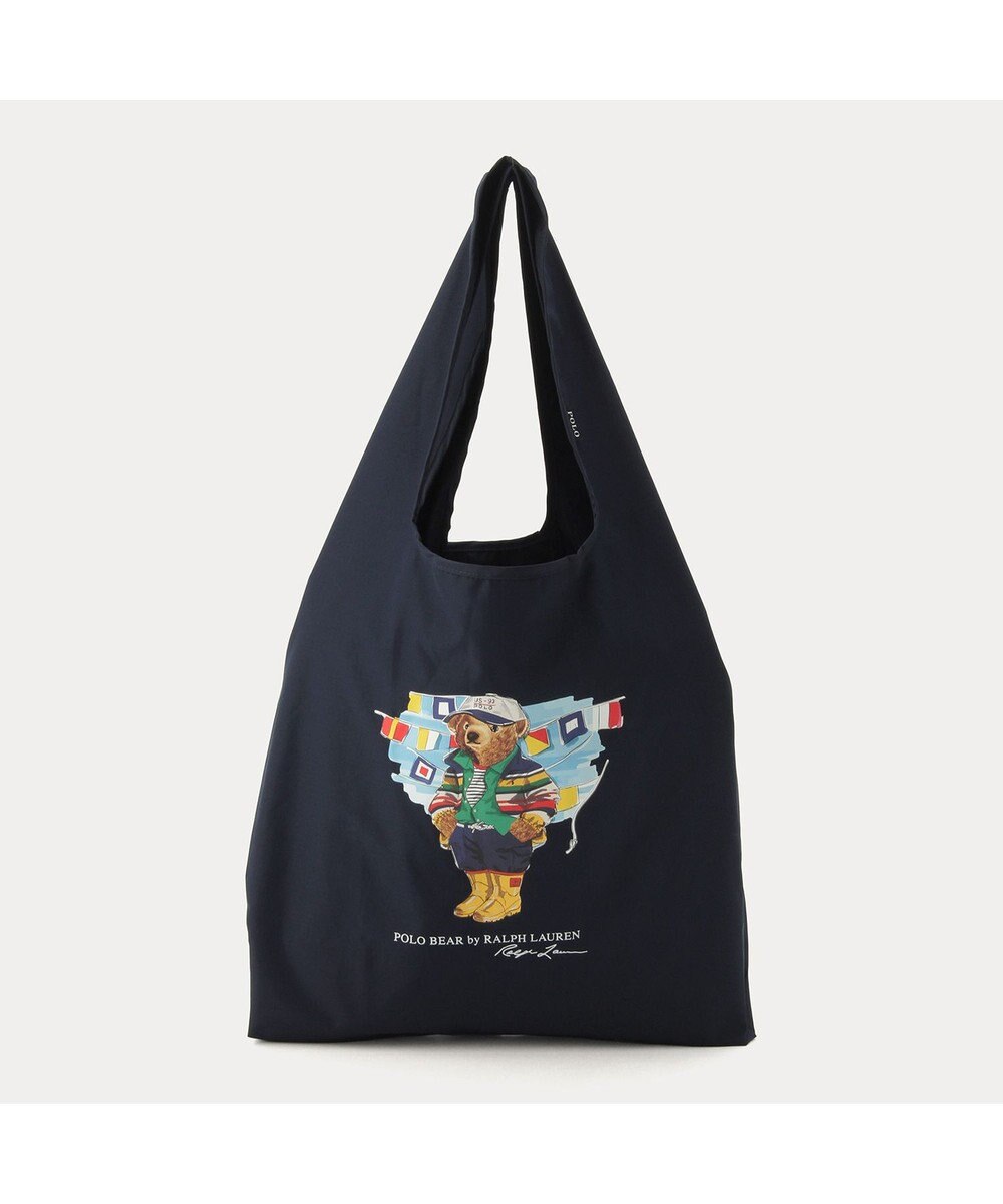 MOONBAT POLO RALPH LAUREN(ポロ ラルフローレン) SEASON BEAR ポロベア ポケッタブル レインバッグ 無地 