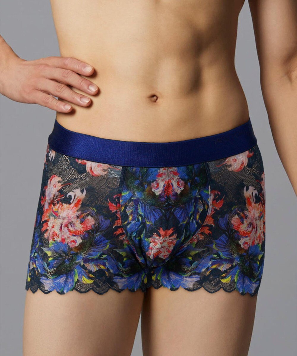 WACOAL MEN WACOAL MEN ボクサーパンツ 【レースボクサー】 フロント快適グラマラス 通気性 前閉じ 下着 メンズ WT3827 /ワコールメン 