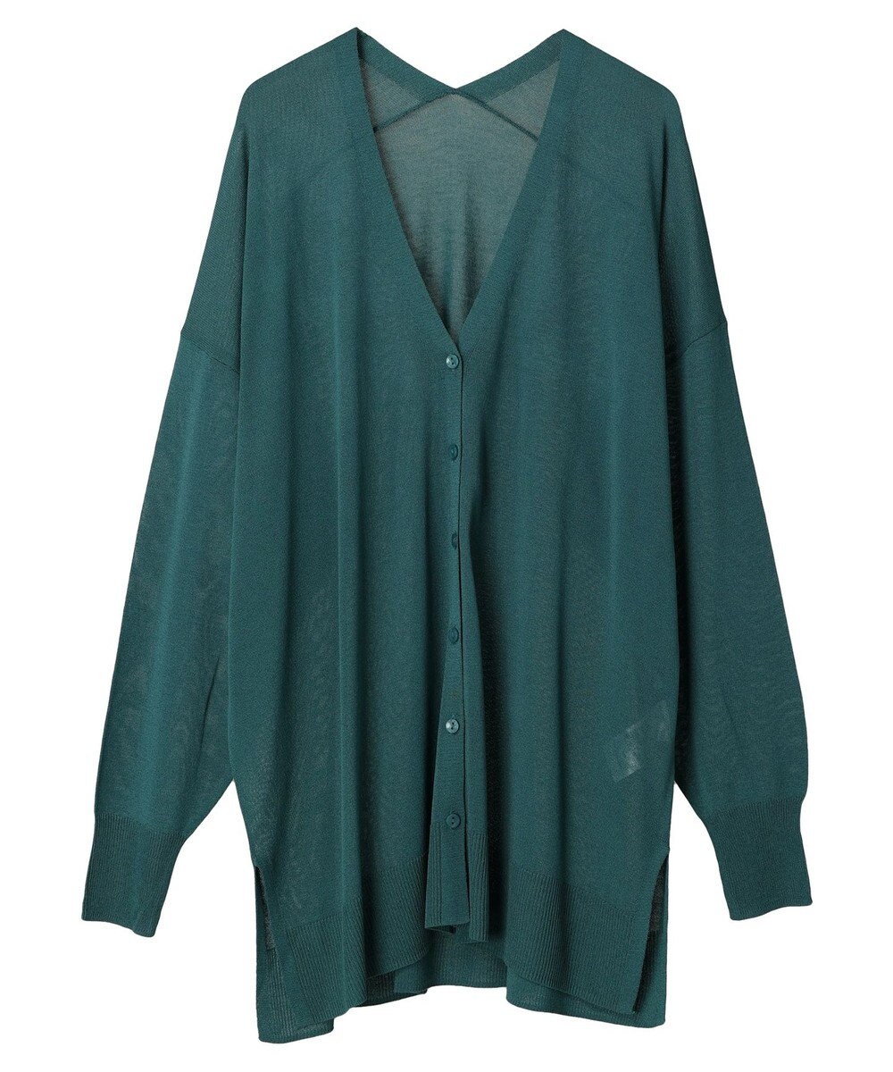 earth music&ecology 接触冷感Ｖネックカーディガン 