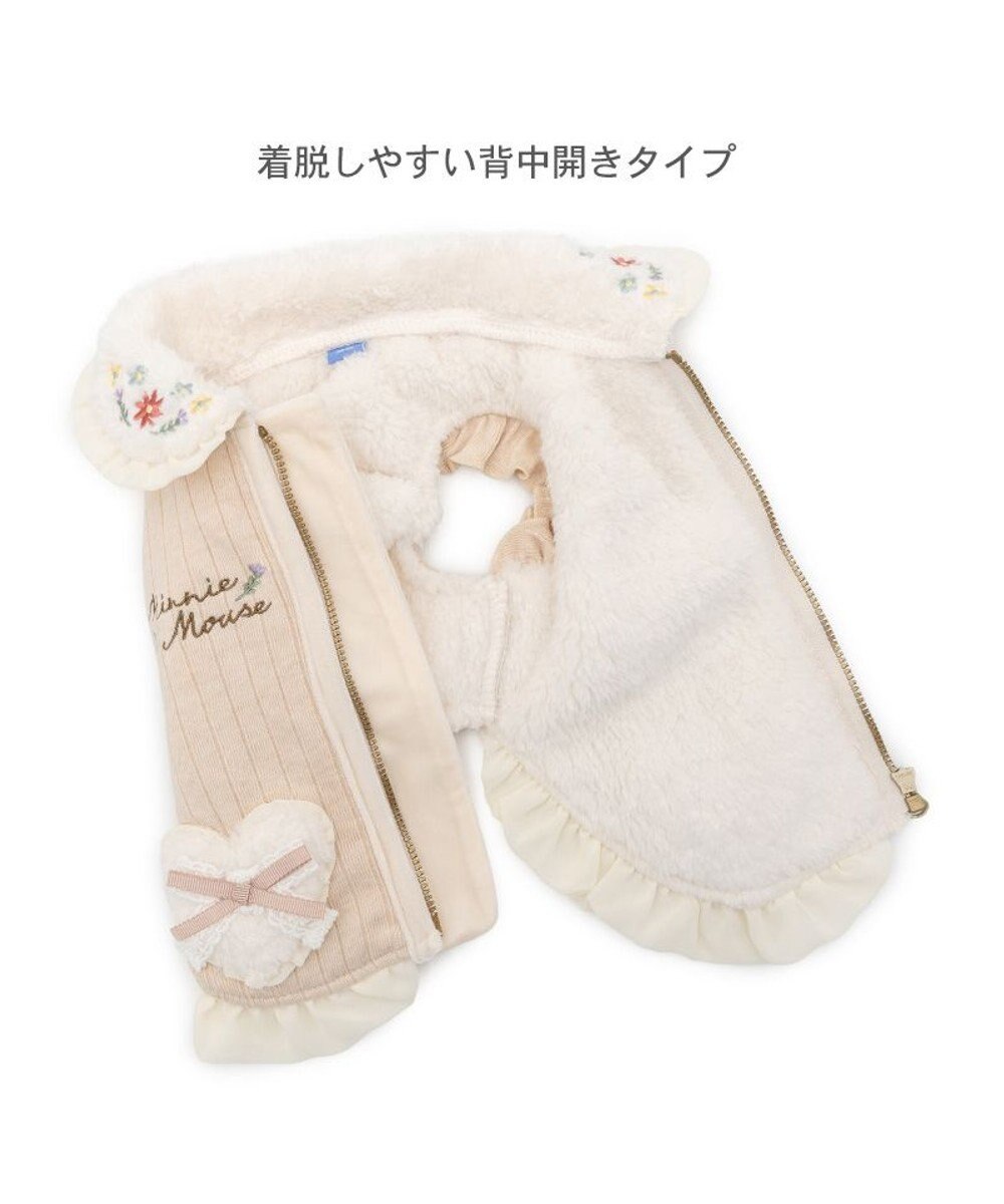 PET PARADISE ディズニー ミニーマウス お花 ジップUP ベスト 小型犬 
