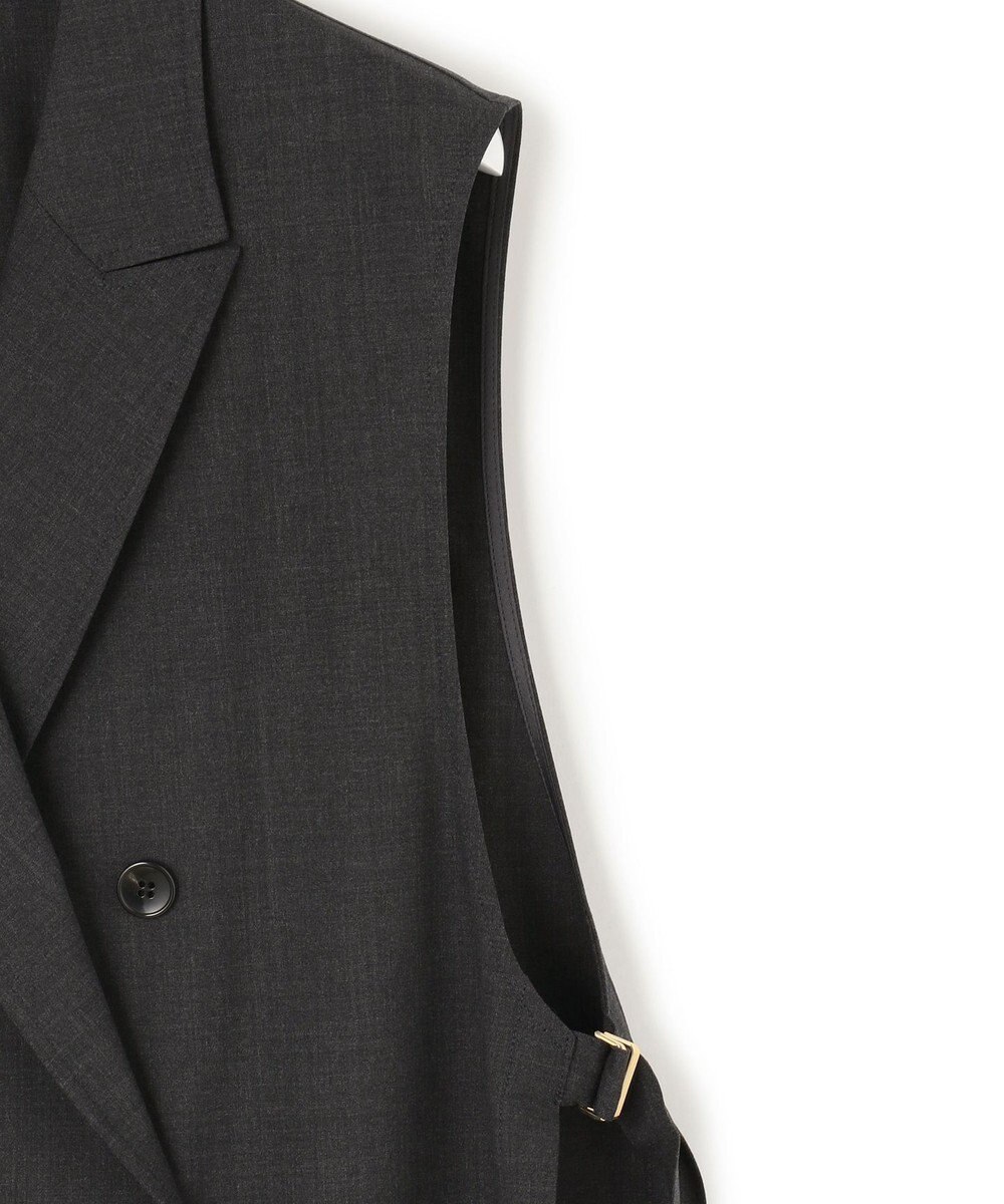 23区 L 【洗える】TWマットクロス テーラード ジレ 