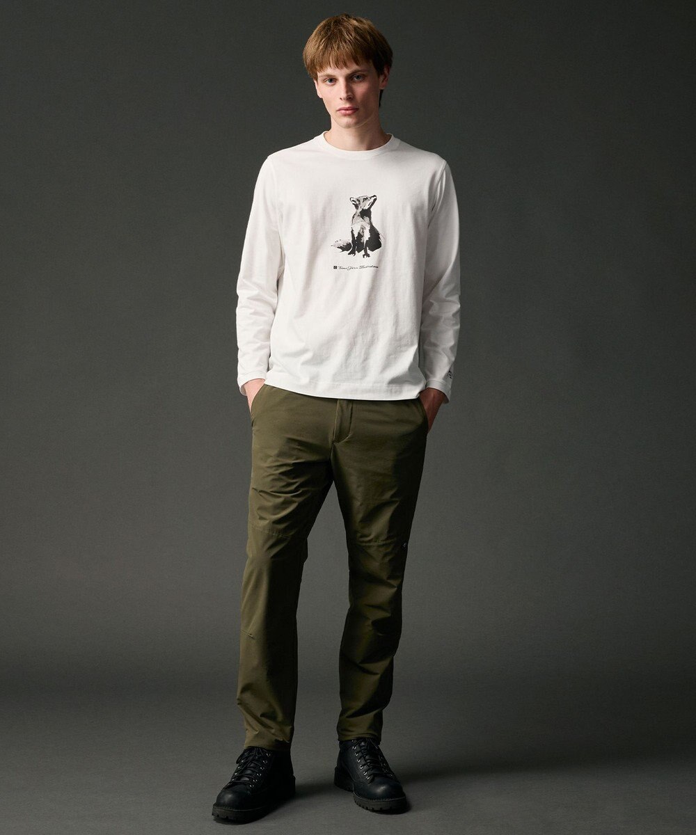 JOSEPH ABBOUD MOUNTAIN 【テーム・ヤルヴィモチーフ】プレーティング天竺 ロングTシャツ 