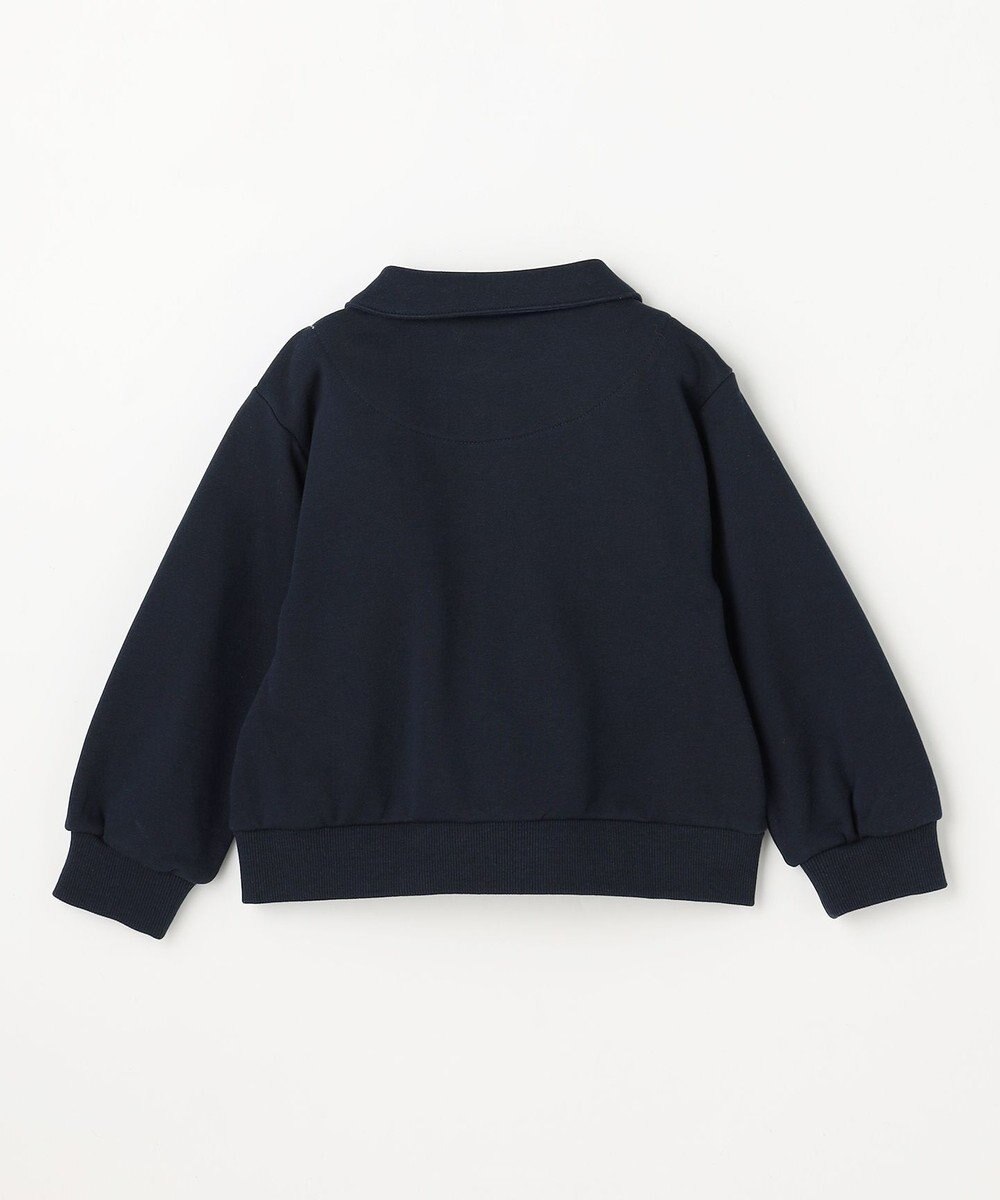 組曲 KIDS 【110-140㎝】ラウンドカラージップアップパーカー 