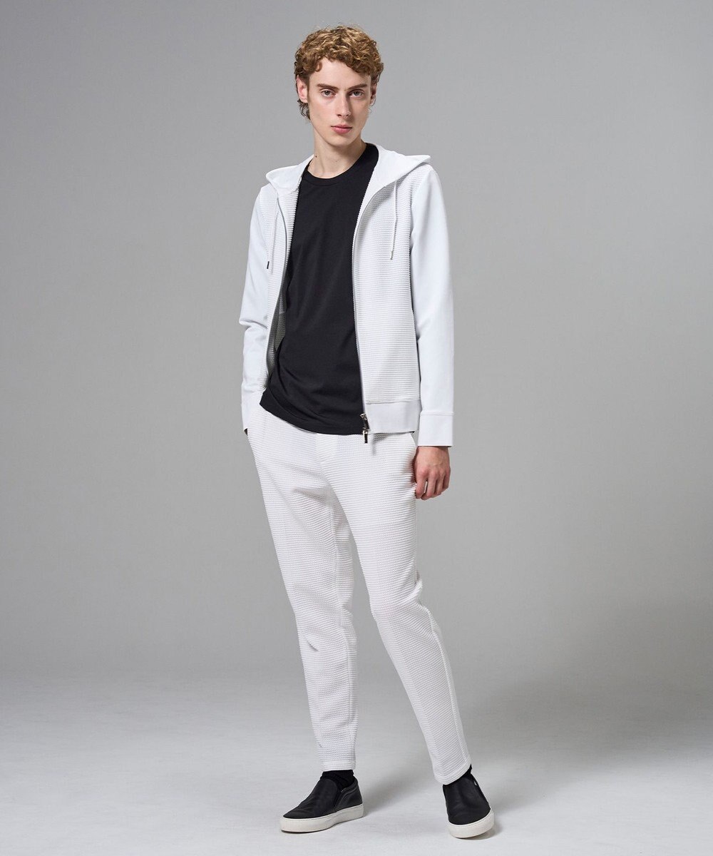 JOSEPH HOMME 【オリジナル素材 /ウエストゴム仕様】ライトタックジャージー  ドロスト付テーパードパンツ / PEGG CONVERTIBLE 