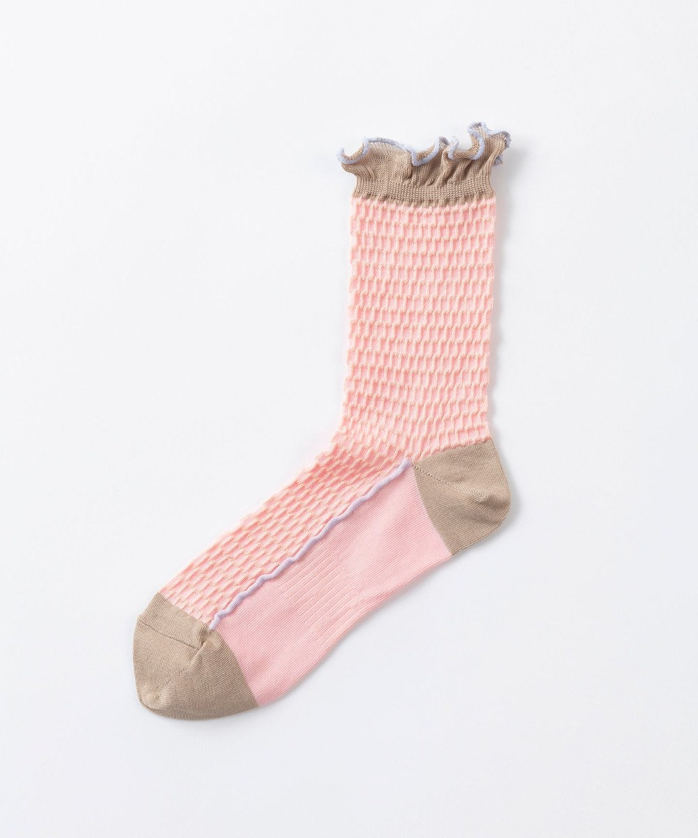 TRICOTE ドットフリルバンピーソックス 