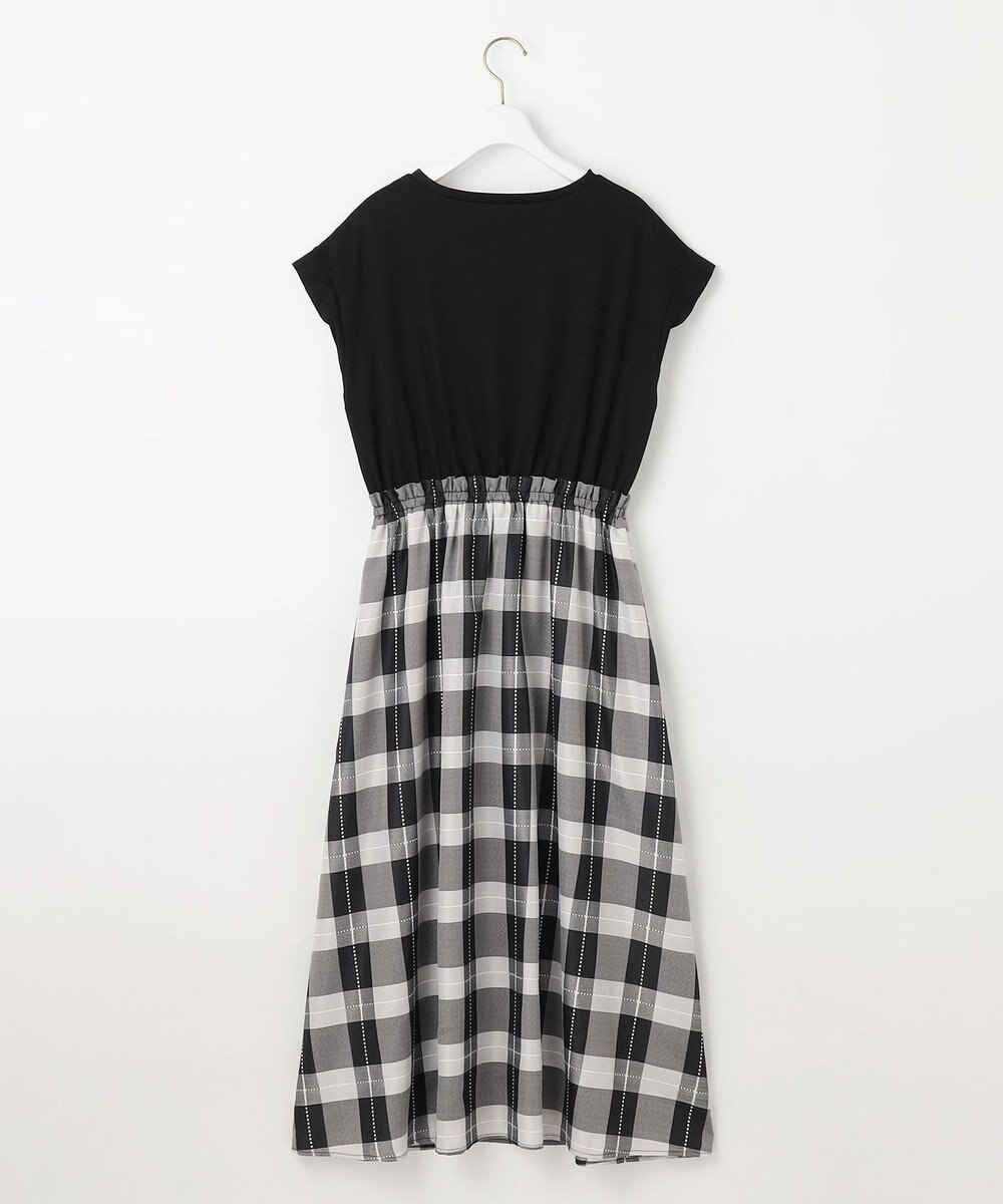 ANY SIS 【洗える】チェックドッキング ワンピース 