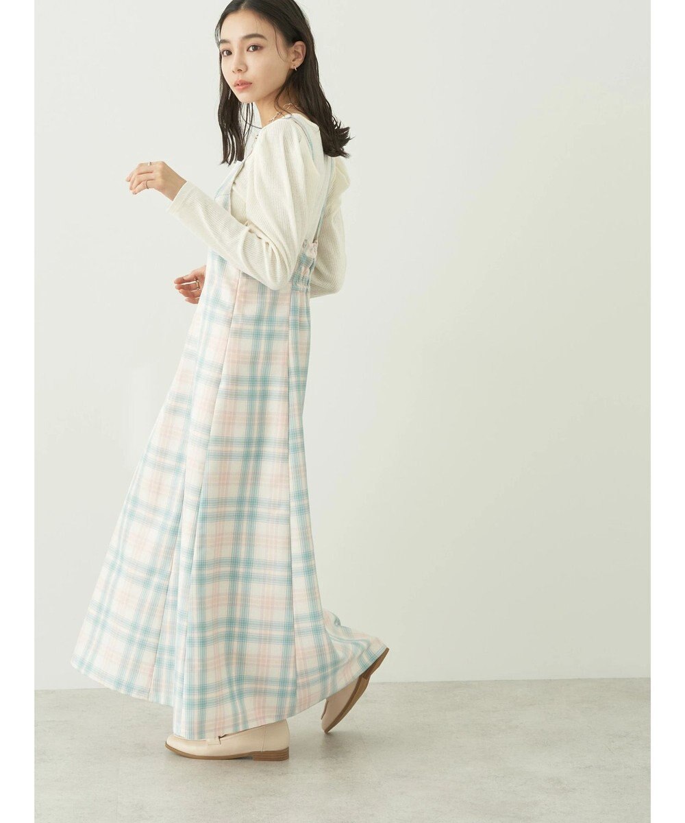 earth music&ecology ＣＨＥＣＫハイウエストフレアジャンスカ 