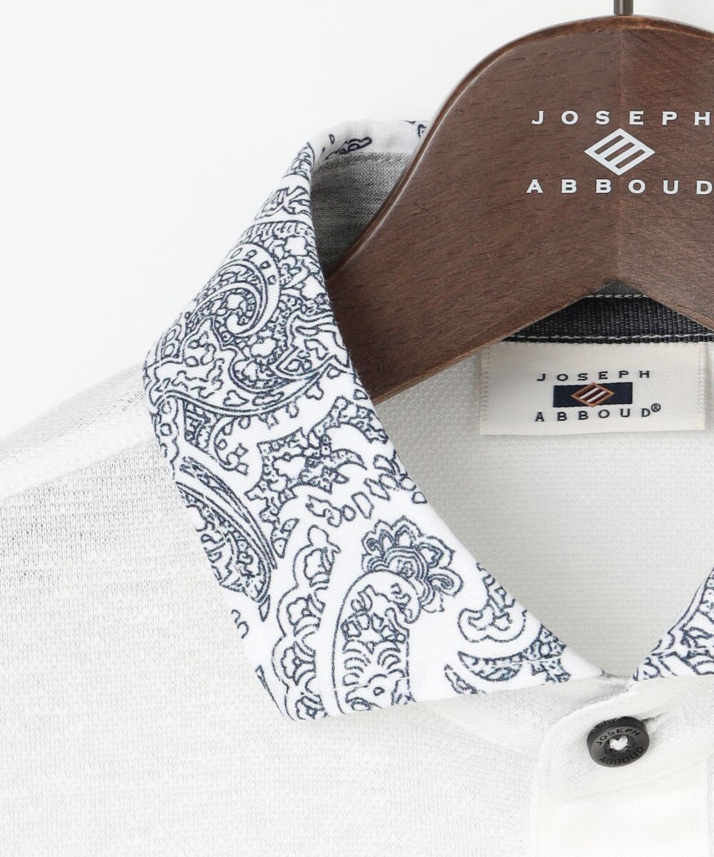 JOSEPH ABBOUD 【リネン素材/吸水速乾/日本素材】リネンハニカム ダディ ポロシャツ 