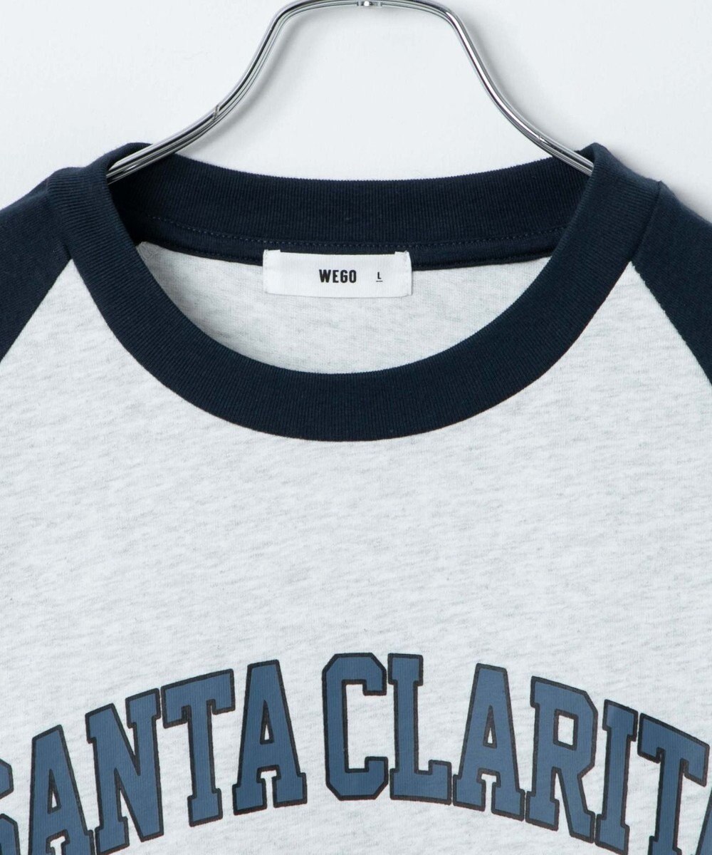 WEGO 【ユニセックス着用ITEM】ラグラングラフィックBIGロンT 