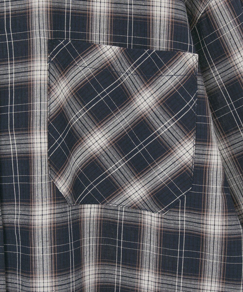 earth music&ecology 【コットン100】マルチウェイチェックシャツ 