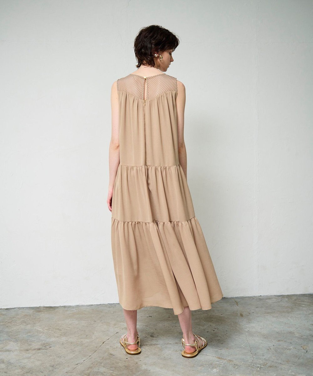 GRACE CONTINENTAL シアードレープマキシ 