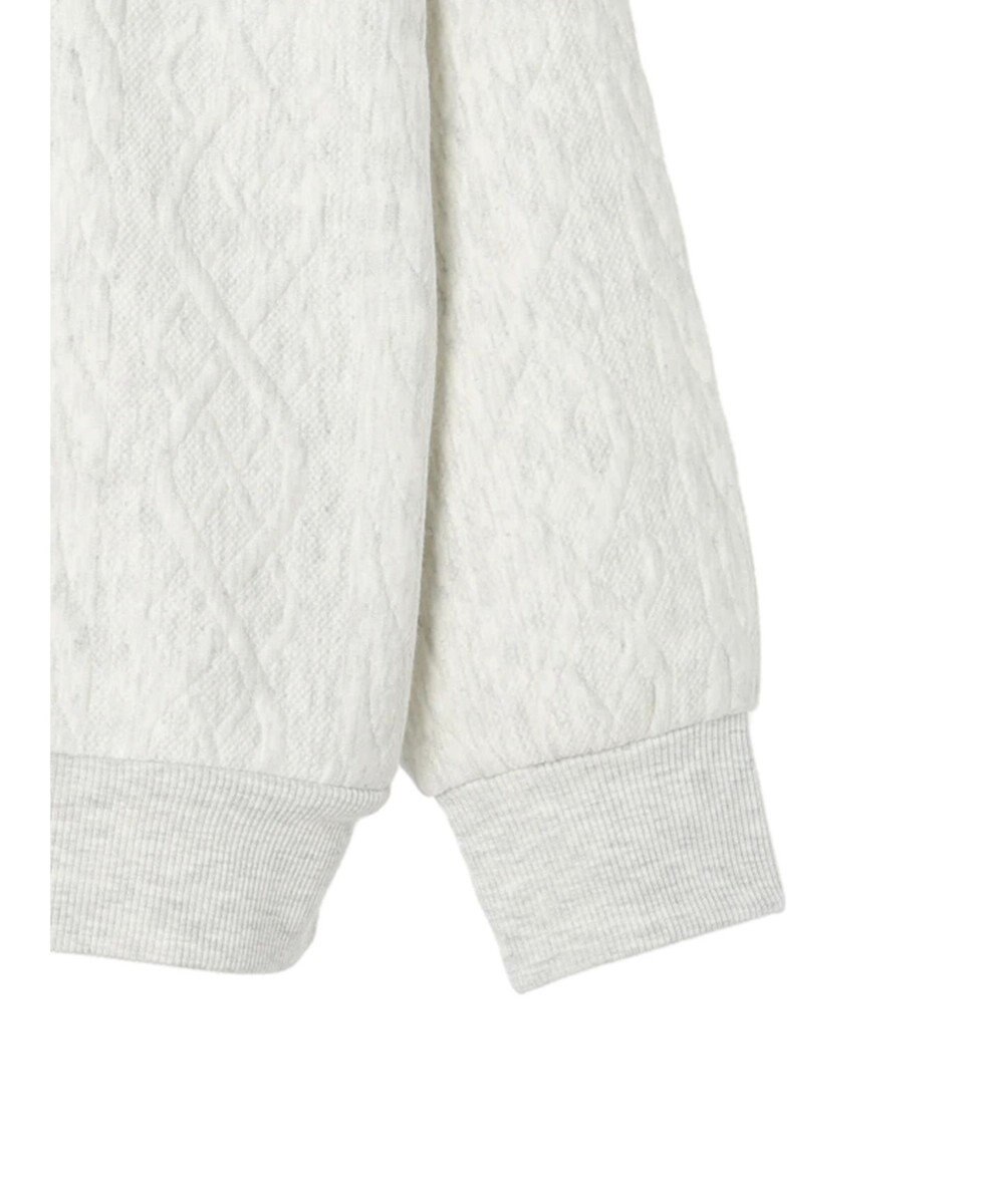 CRAFT STANDARD BOUTIQUE ケーブル柄カットカーディガン2 