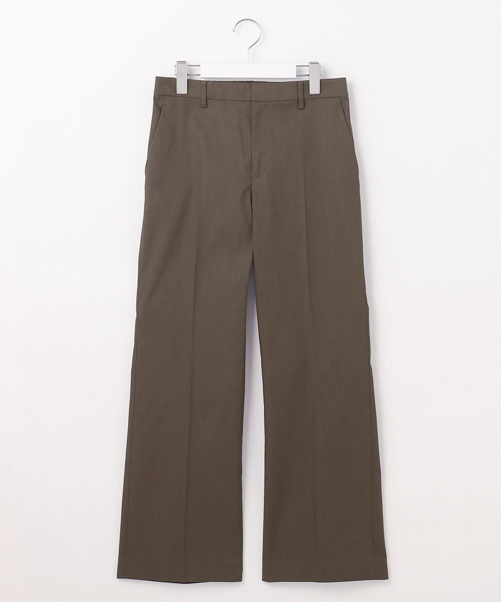 自由区 【接触冷感・UVカット・吸水速乾・洗える】シェルタリングオックスストレート パンツ 