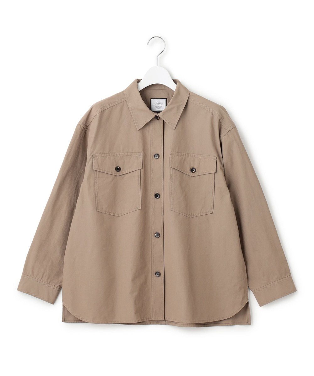 J.PRESS YORK STREET 【WOMEN】ミリタリーシャツジャケット 