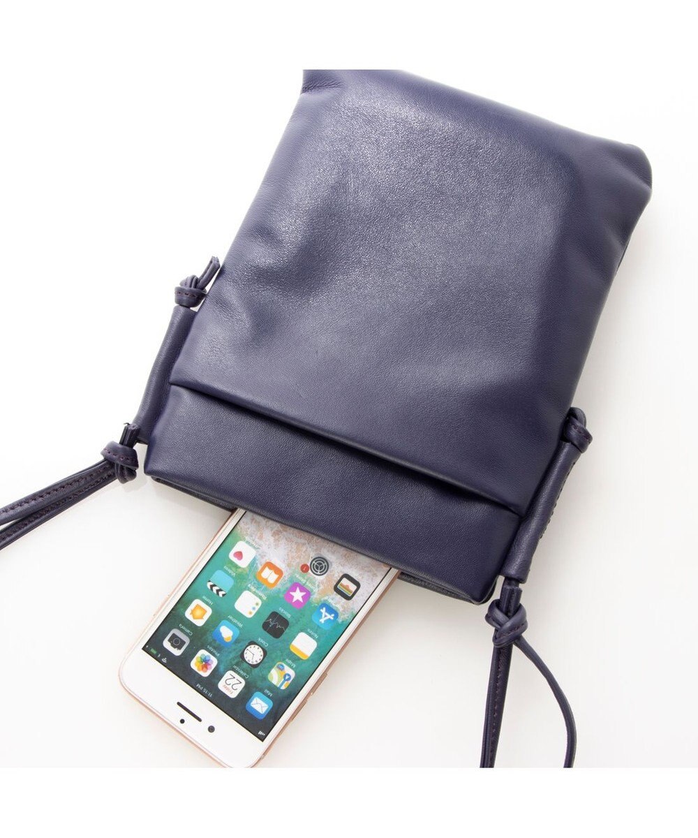 LA BAGAGERIE ミニ財布付き サイドノットショルダー 