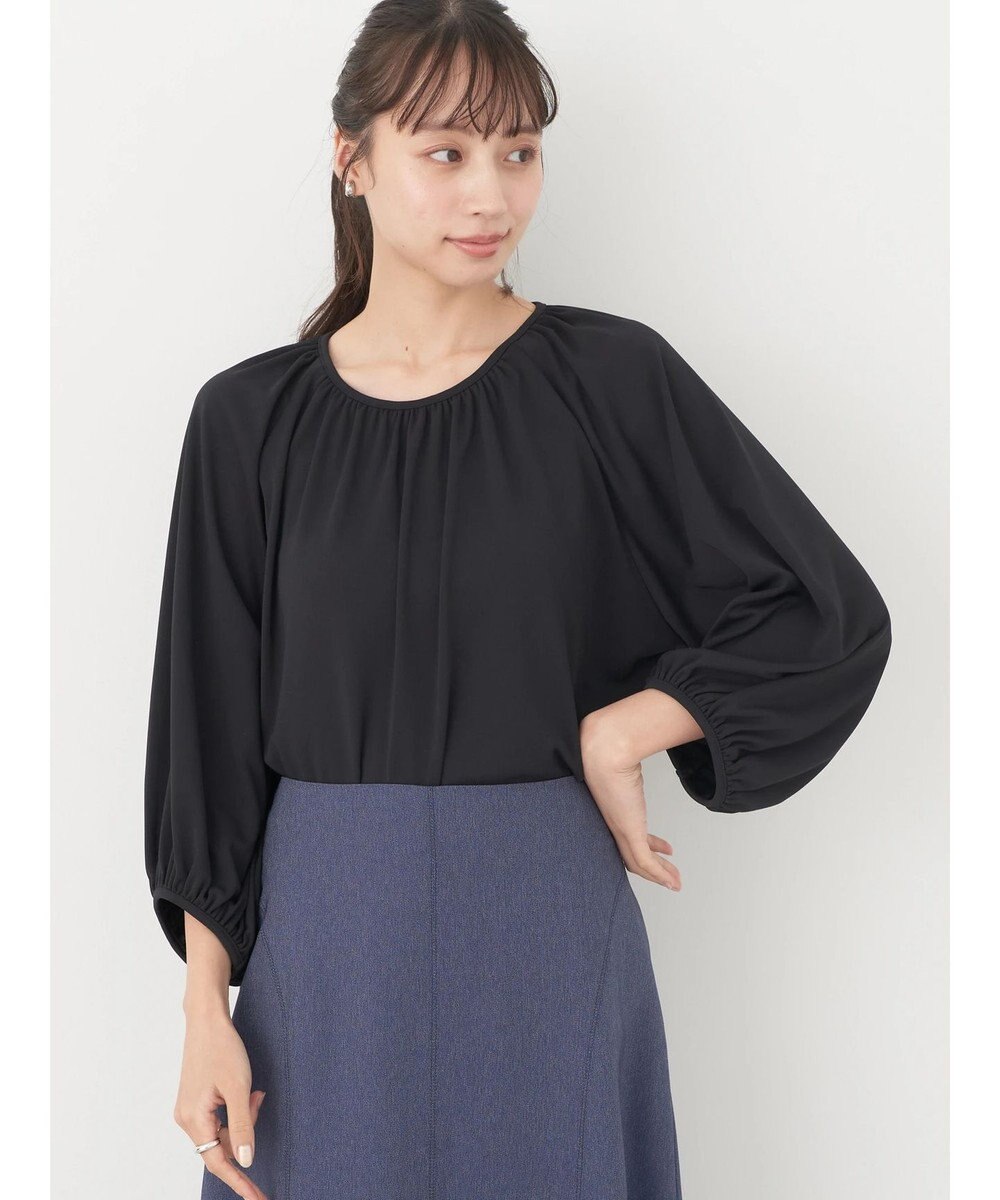 earth music&ecology パフスリーブカットソー 