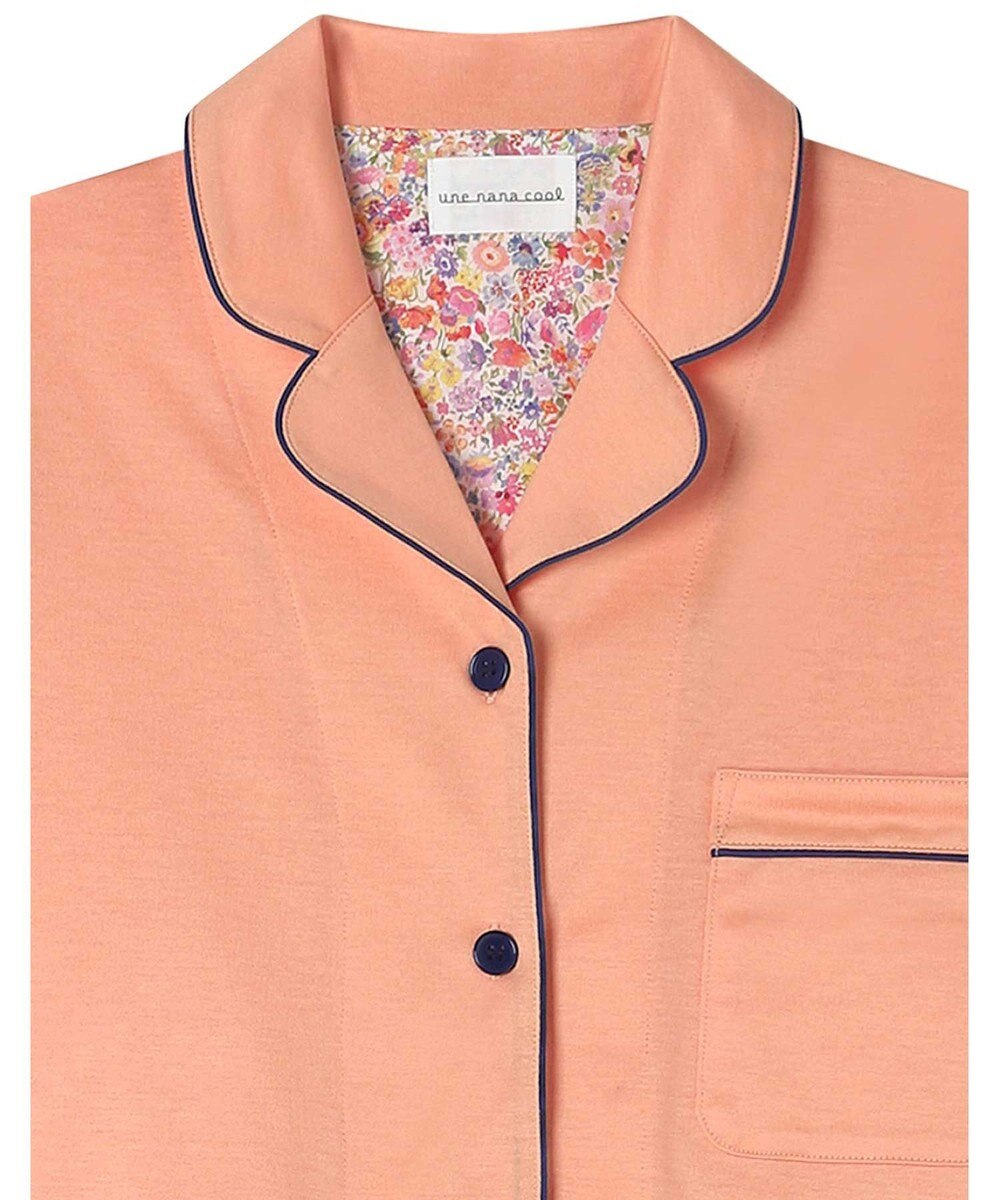 une nana cool 【綿100%】40/2コーマ天竺シルケットパジャマ MADE WITH LIBERTY FABRIC 