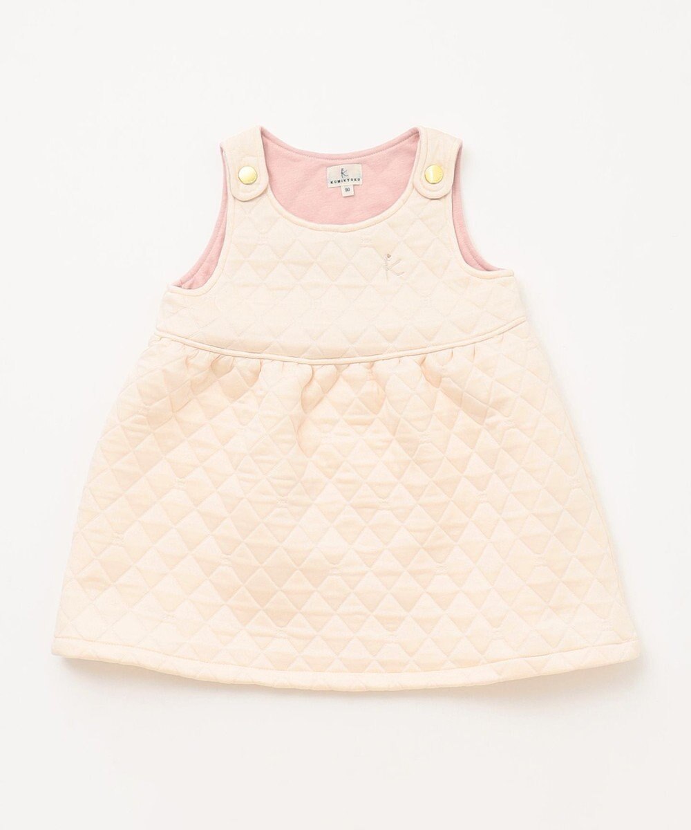 組曲 KIDS 【80-100cm】キルトジャガード ジャンスカ 