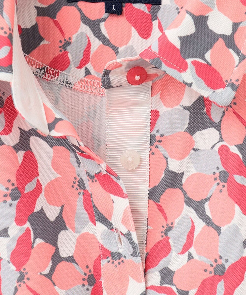 23区GOLF 【WOMEN】【吸水速乾・UVケア】ＳＡＫＵＲＡモチーフプリント 半袖シャツ 