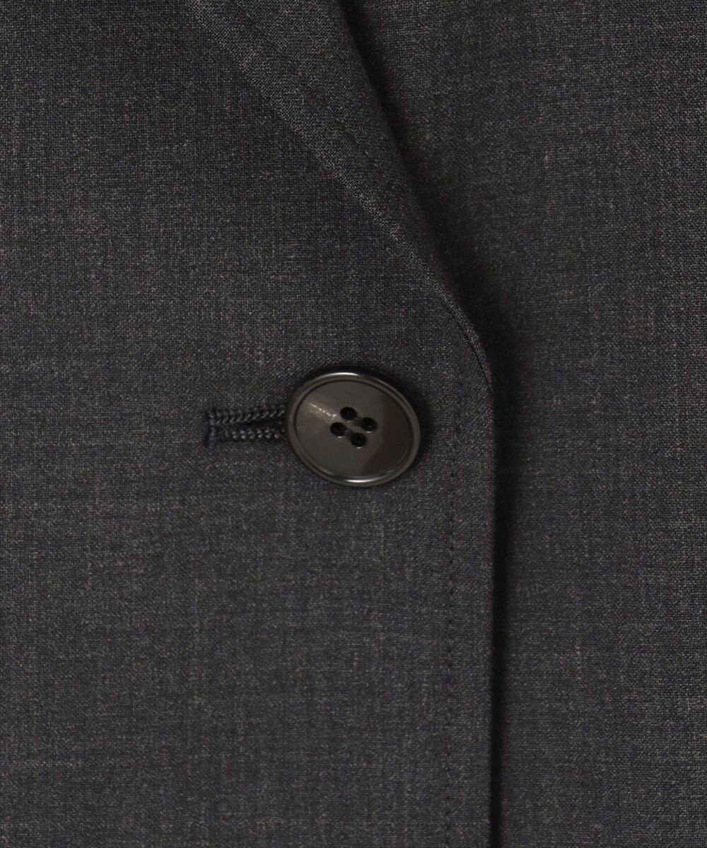 23区 【洗える】TWマットクロス テーラード ジレ 
