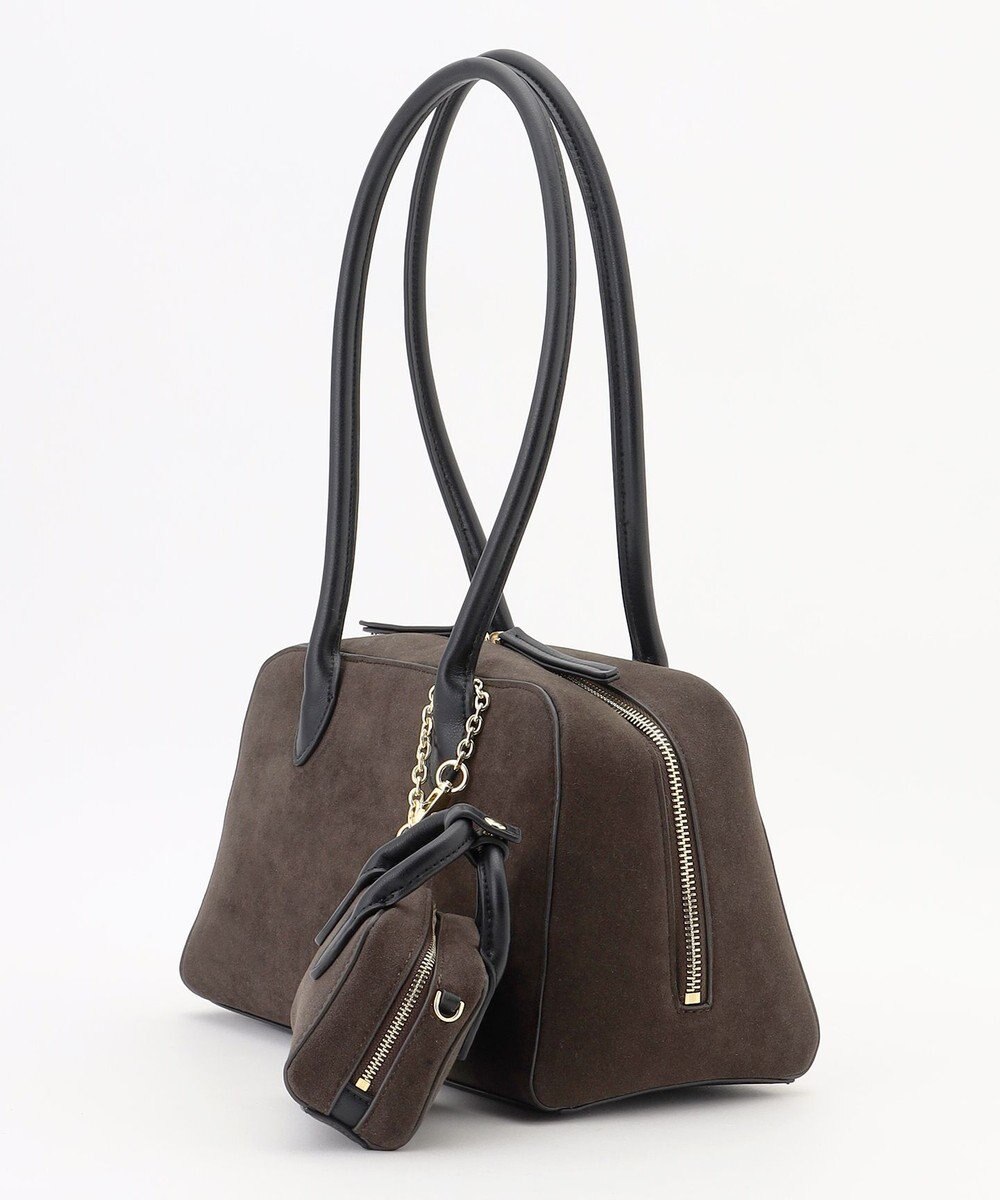 自由区 【SHIHOさん着用】スエードライクボストン バッグ 