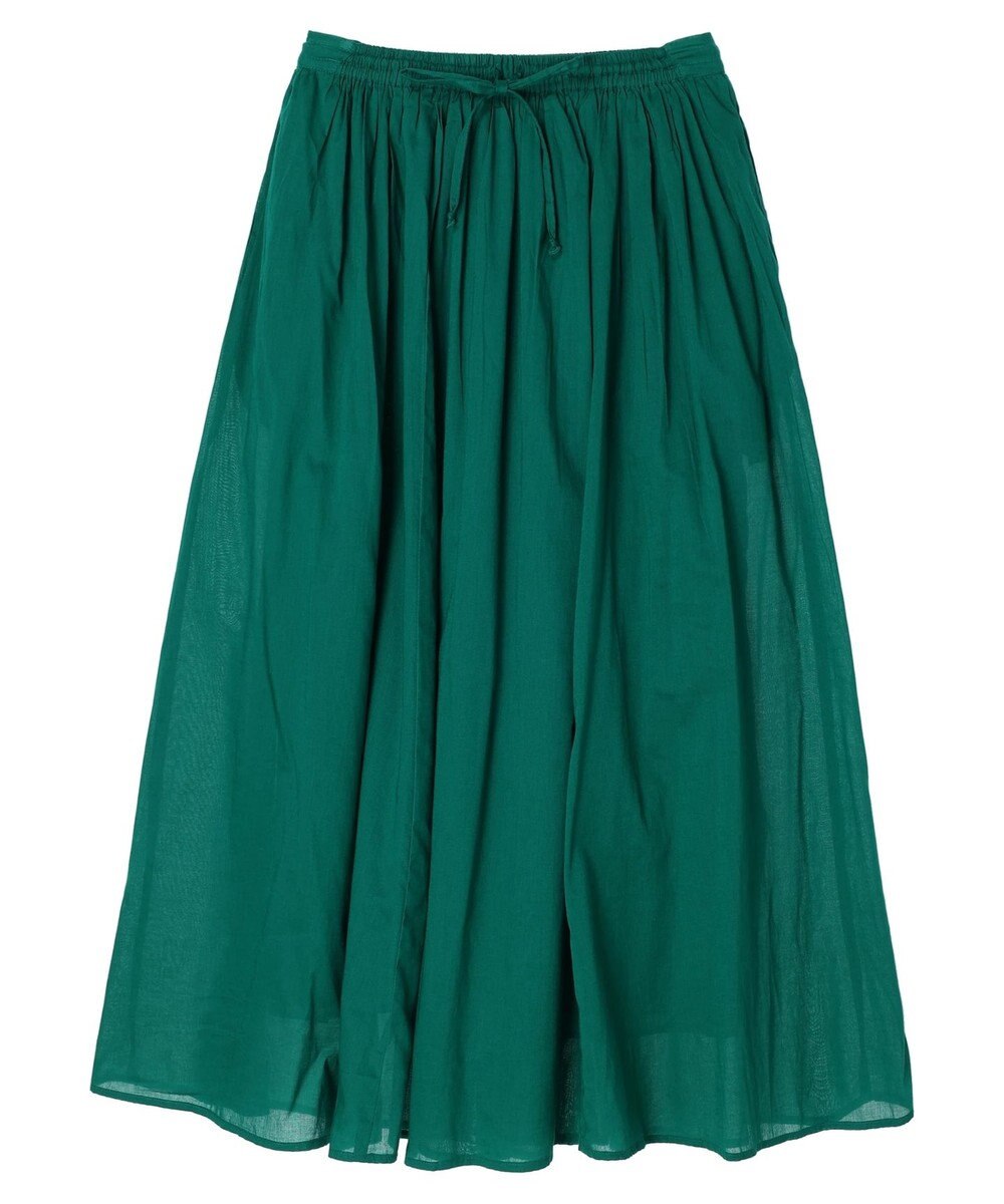 earth music&ecology コットンボイルボリュームスカート 