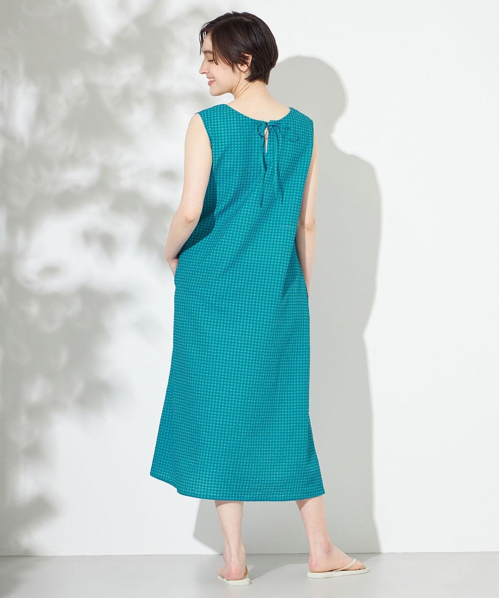 HELLY HANSEN 【速乾・UVカット・耐海水・耐塩素】マリンリゾートシアサッカーワンピース 