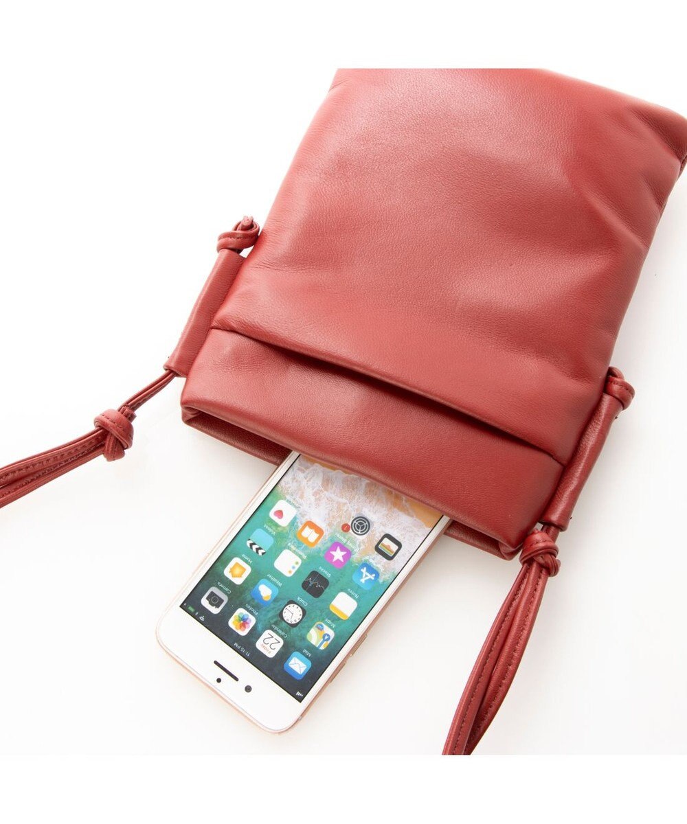 LA BAGAGERIE ミニ財布付き サイドノットショルダー 