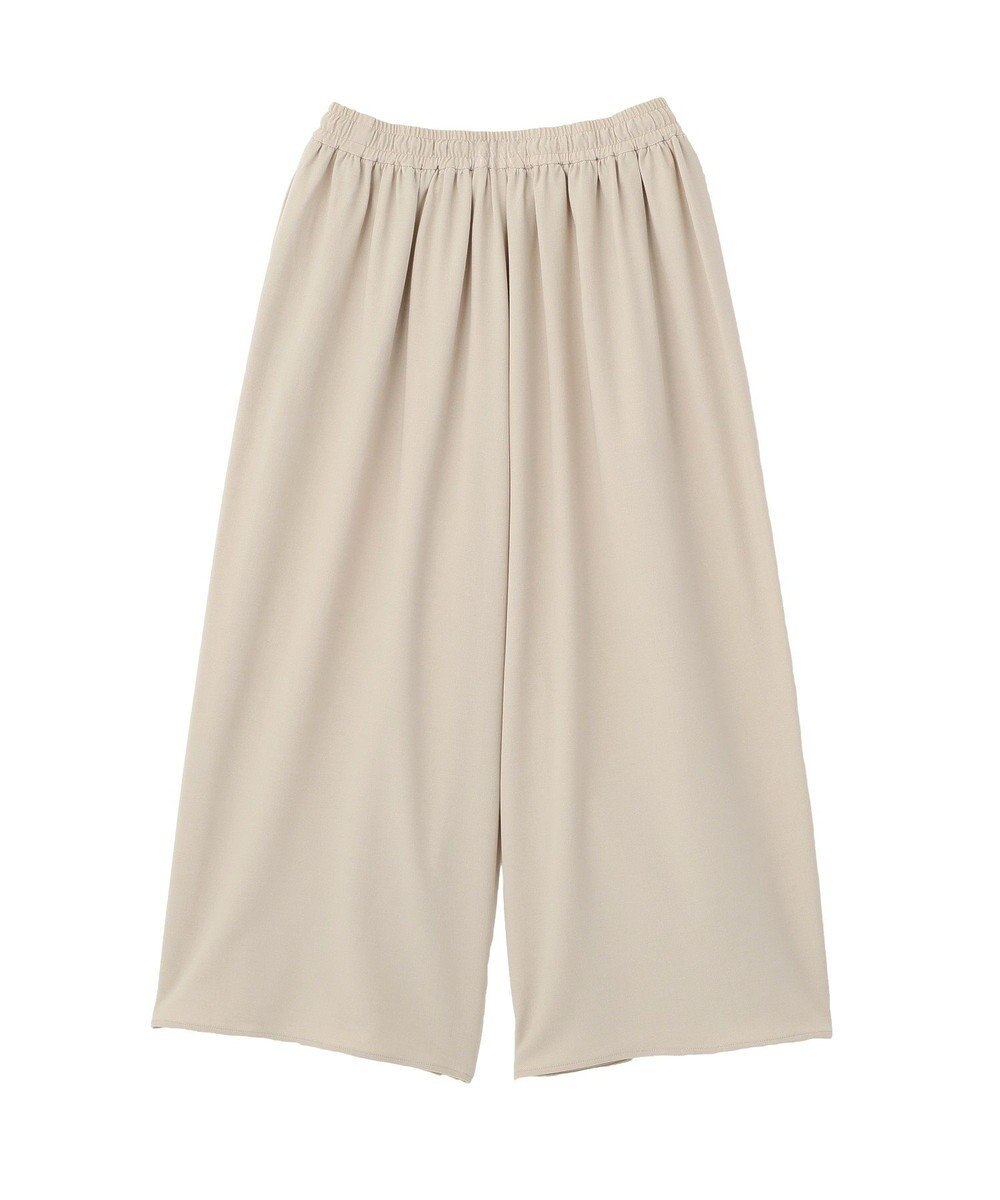 Green Parks イージーケアワイドガウチョパンツ 
