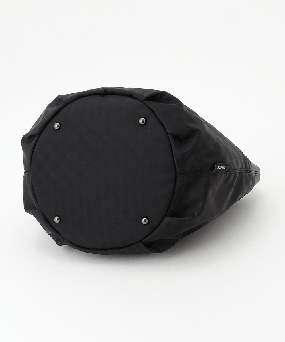 Y'SACCS はっ水ドットジャカード リサイクルレザーコンビ 2wayトートバッグ 