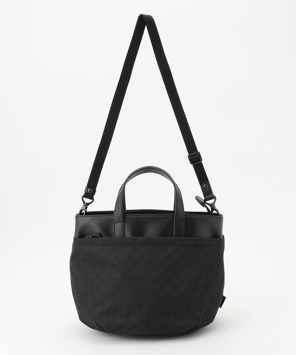 Y'SACCS はっ水ドットジャカード リサイクルレザーコンビ 2wayトートバッグ 