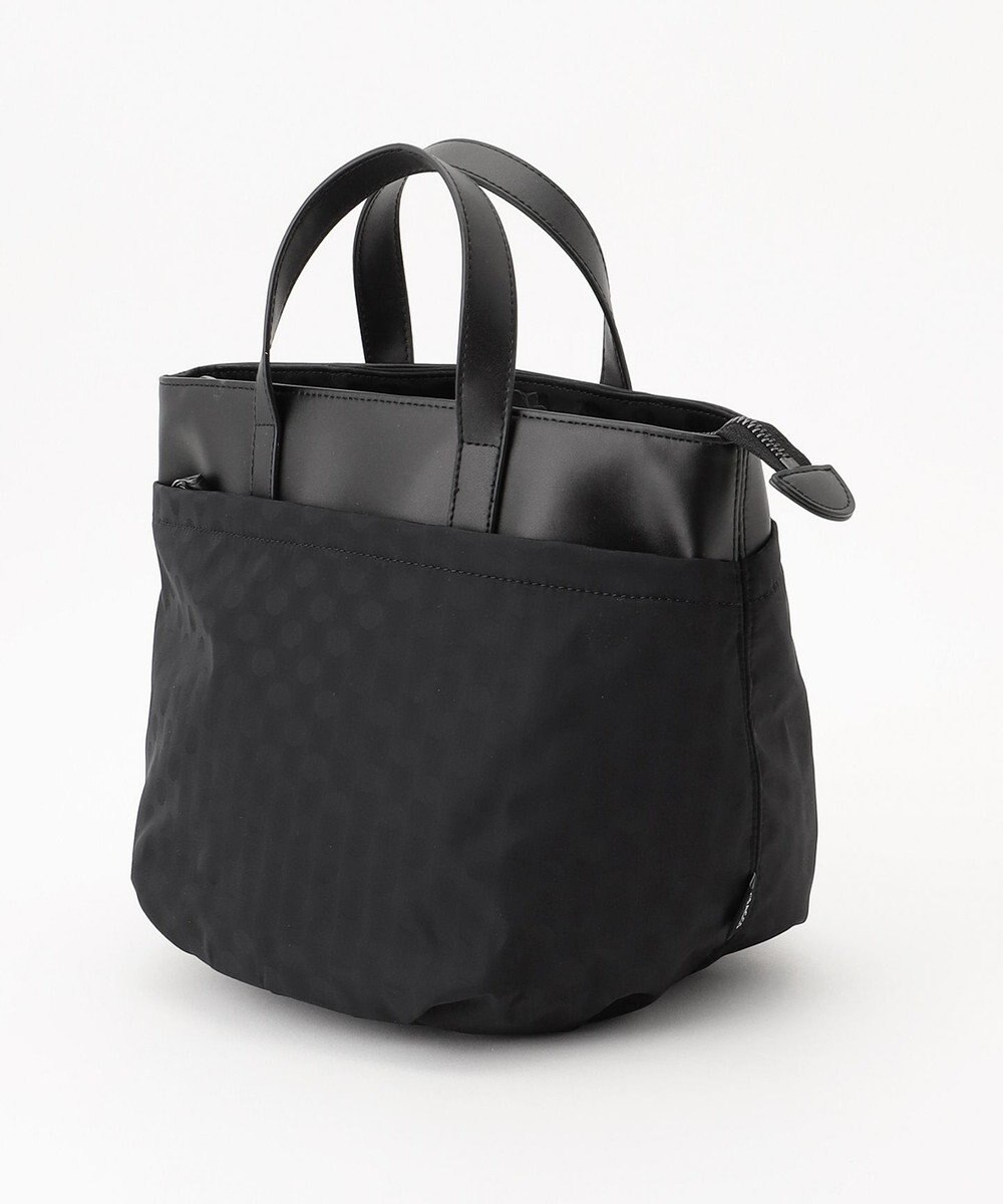 Y'SACCS はっ水ドットジャカード リサイクルレザーコンビ 2wayトートバッグ 