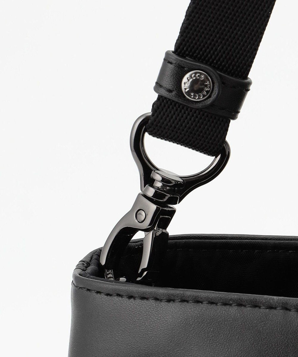 Y'SACCS はっ水ドットジャカード リサイクルレザーコンビ 2wayトートバッグ 