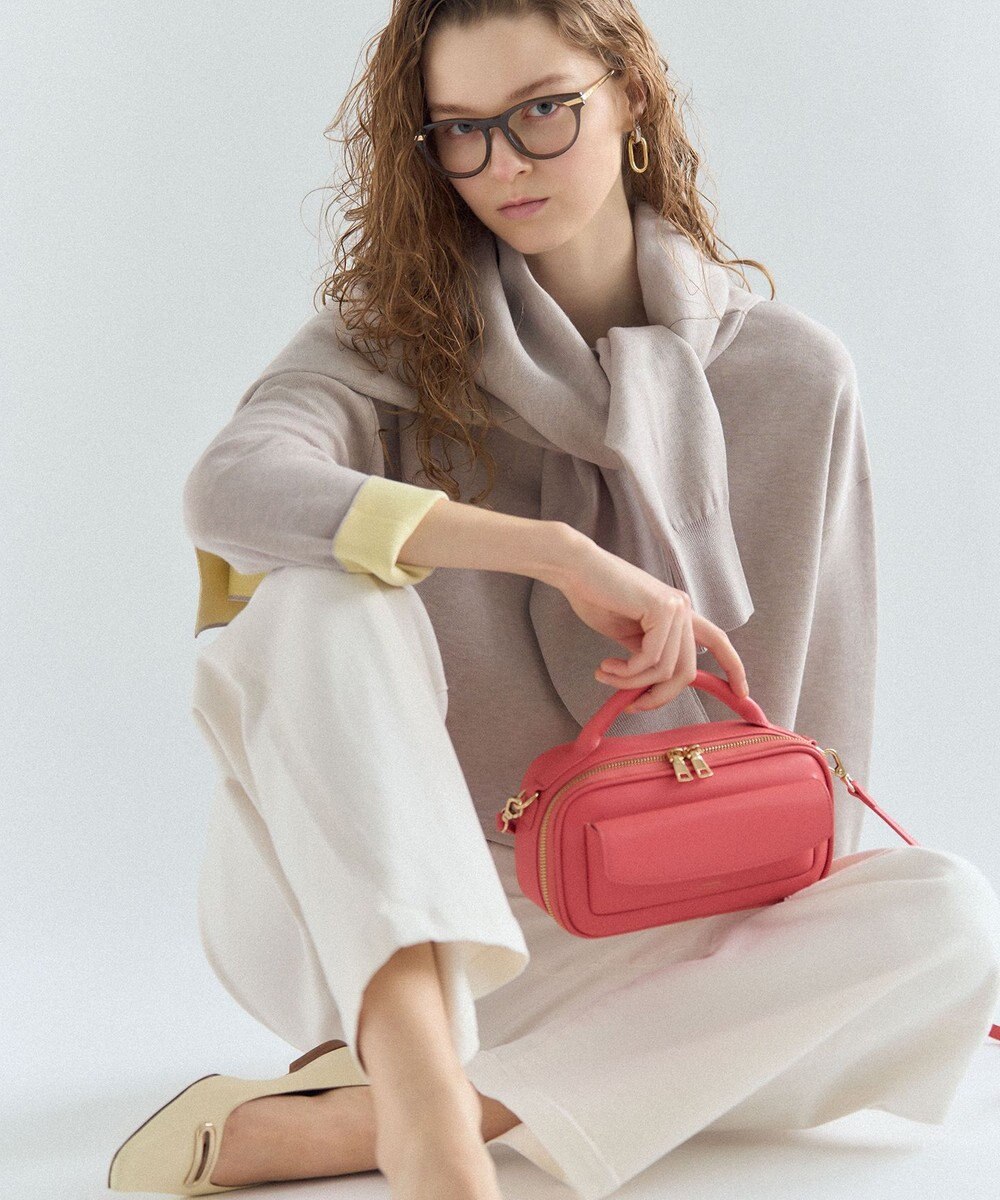 23区 【先行予約】バイカラーダブルフェイス ニット カーディガン 