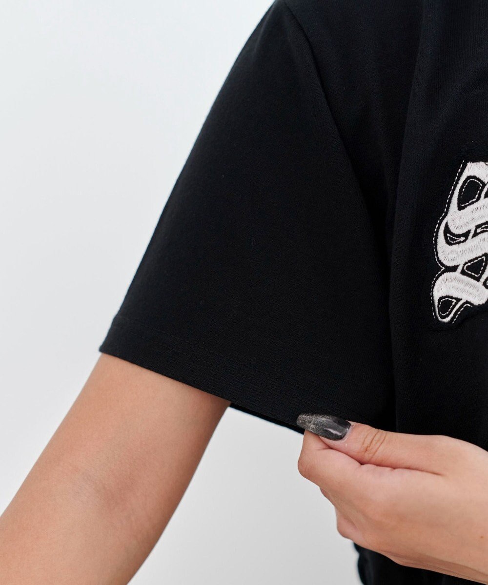 WEGO グラフィックサイドドロストショートT 