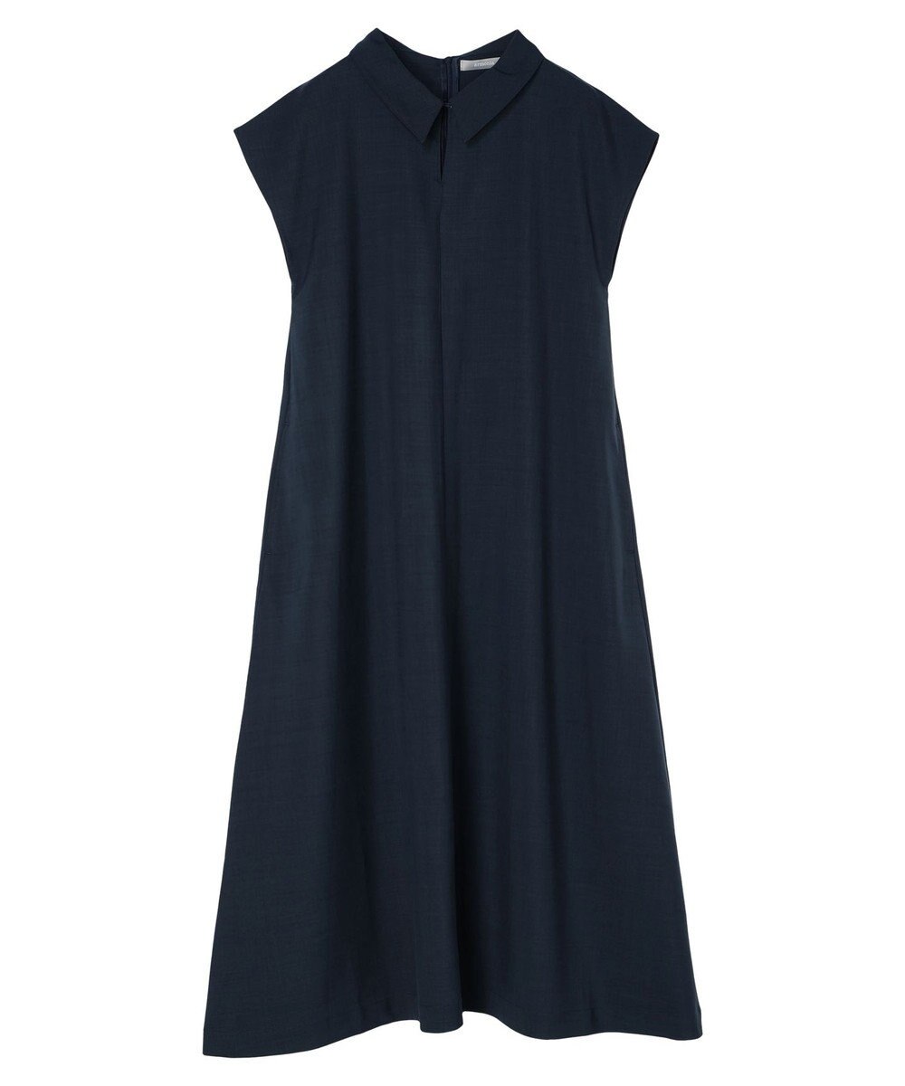 Green Parks armonia.襟付きフレアワンピース 