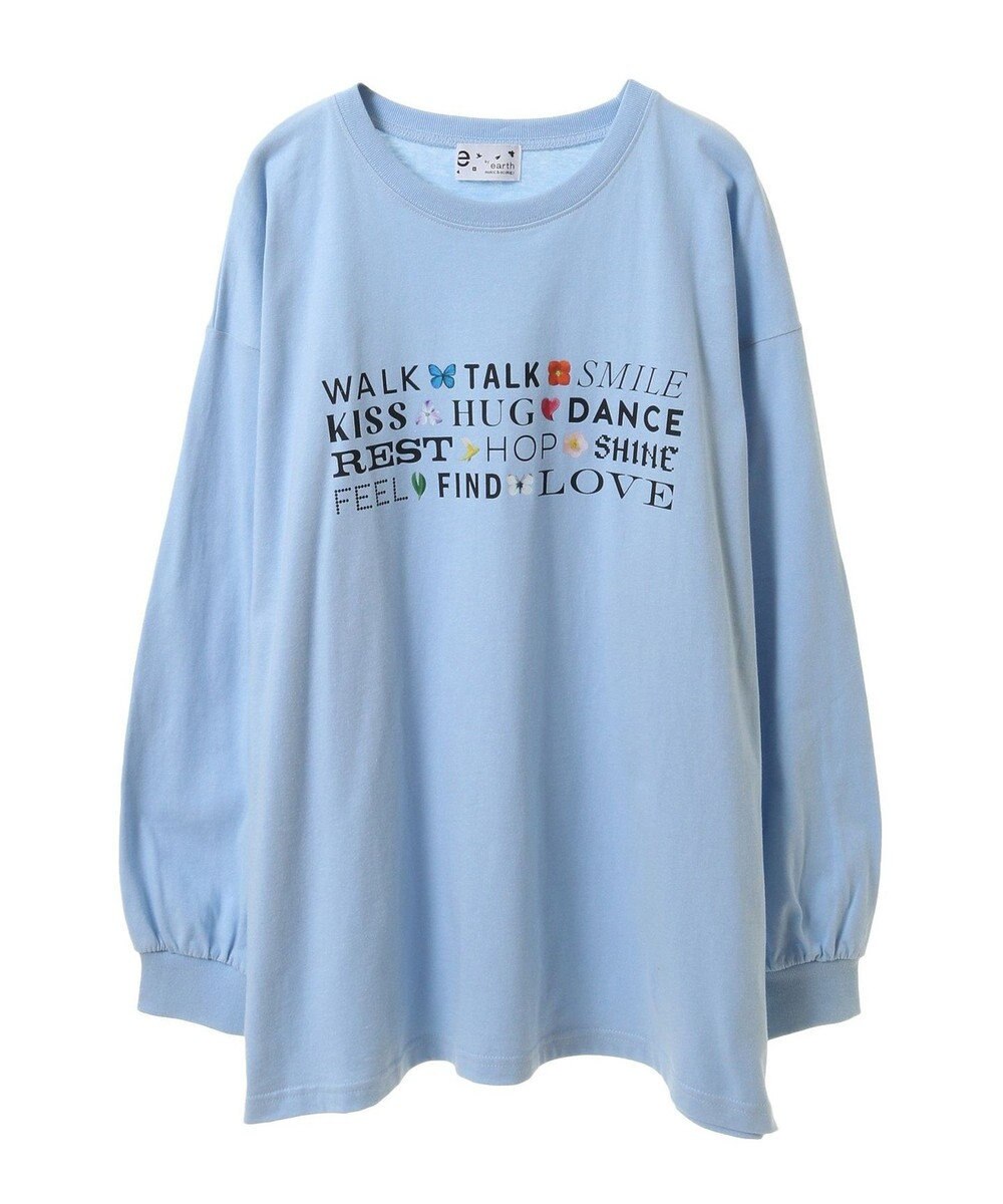 earth music&ecology いいことワードロゴＴシャツ 