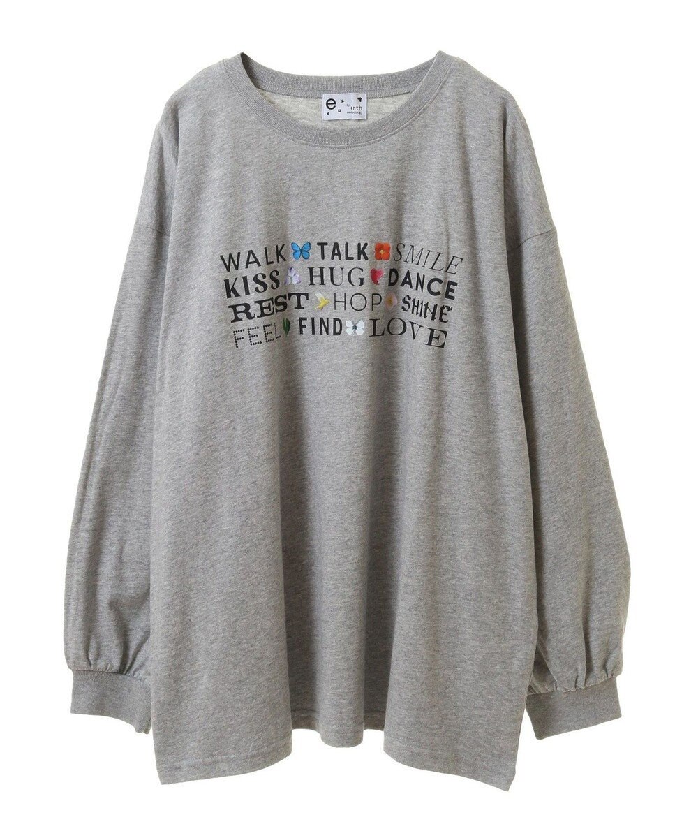 earth music&ecology いいことワードロゴＴシャツ 