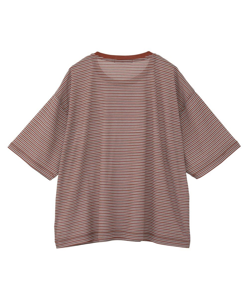 AMERICAN HOLIC シアーレトロボーダー半袖プルオーバー 