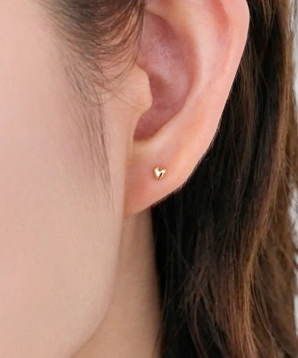 Phoebe 【K10】プチハートピアス/BOXつき 