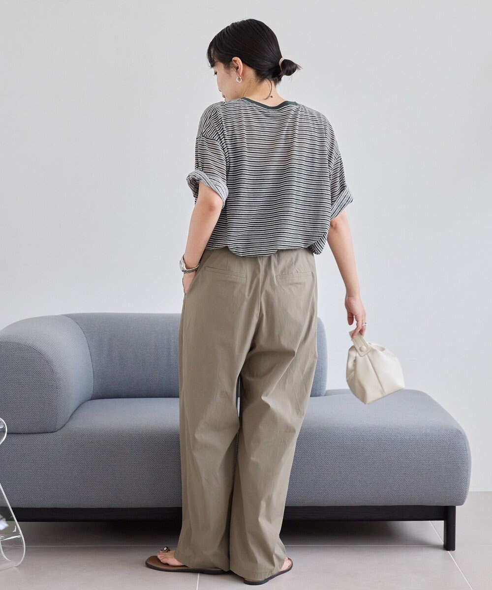 AMERICAN HOLIC シアーレトロボーダー半袖プルオーバー 