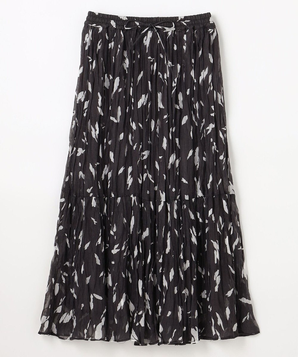 ANY アートドットプリントスカート 