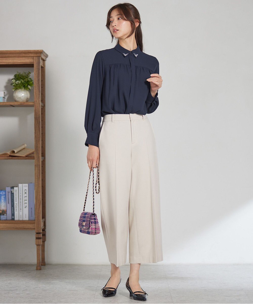 ANY SIS 【洗える】ビジュー ブラウス 